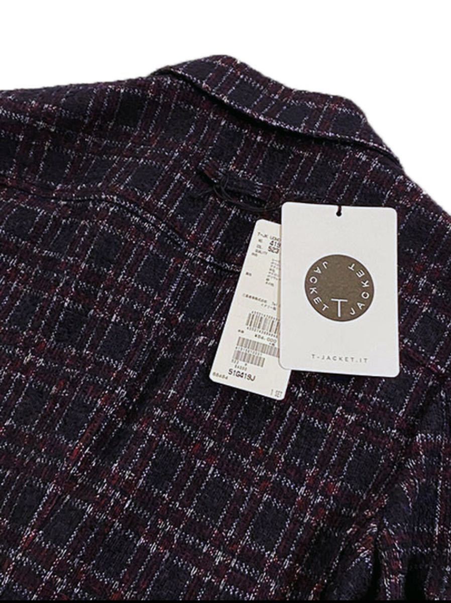 ティージャケット T-JACKET テーラード コートの通販 定価7万 定価75,900円(税込)T-JACKET T-jacket t－jacket シックな色合いと軽やかな着心地が ティージャケットT-JACKET - チェック チェック柄テーラードジャケット ダウンジャケット TMT メルカリ