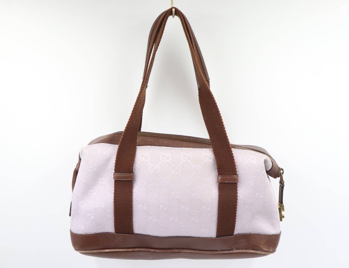 ☆GUCCI グッチ 92734 GGキャンバス ボストンバッグ ショルダーバッグ 