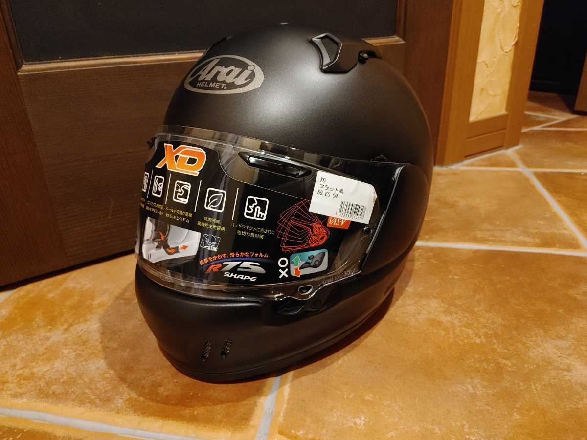 Arai アライ XD ヘルメット マットブラック L AGV:エージーブイ