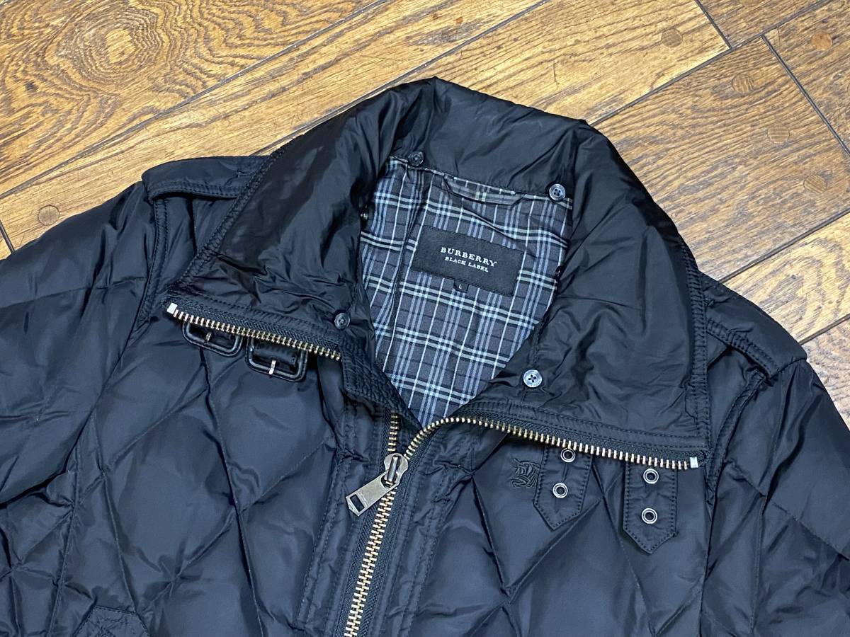 A2143 バーバリー ブラックレーベル BURBERRY◇キルティング ダウン 