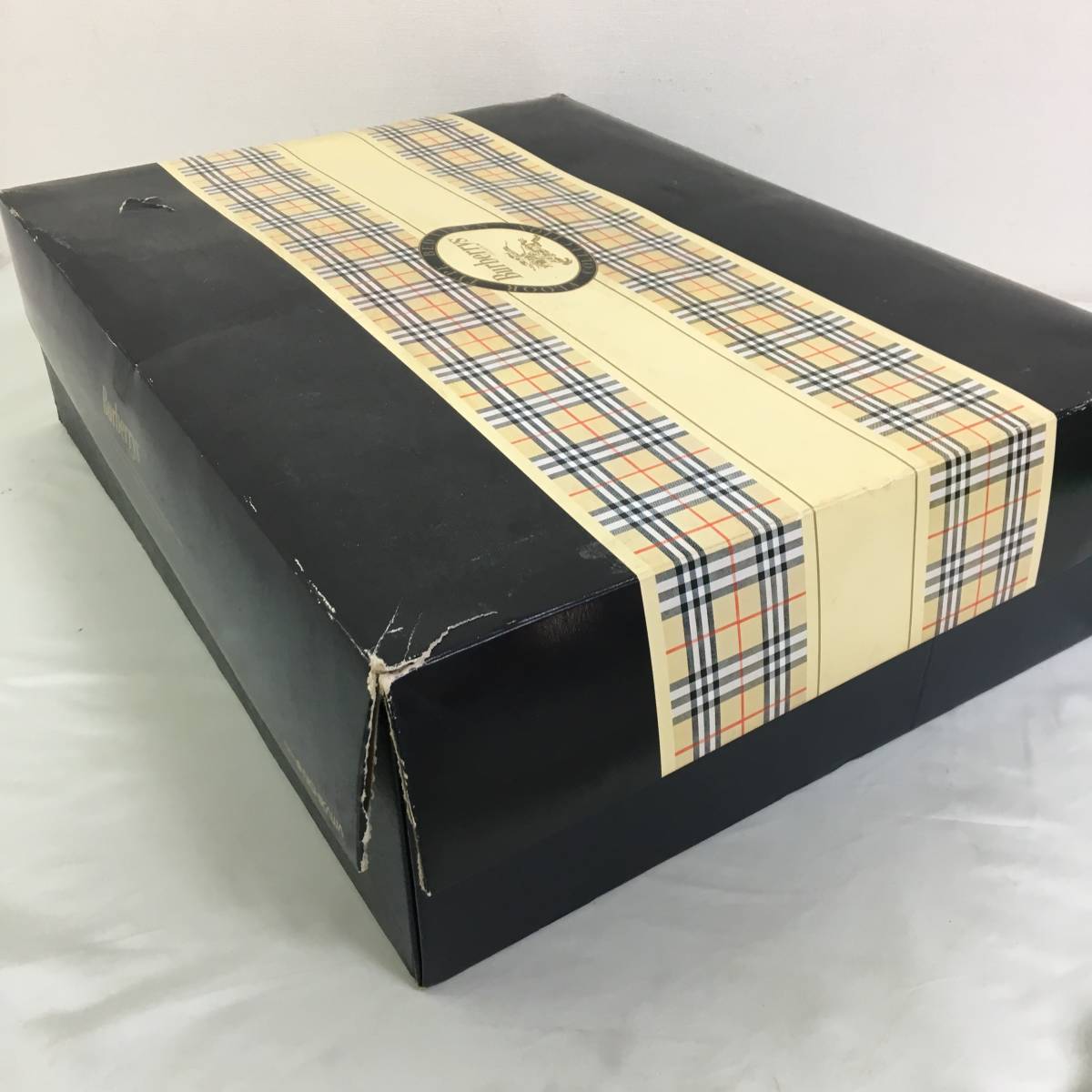 未使用品 Burberrys バーバリー ウール毛布 純毛毛布 ブラウン ノバ