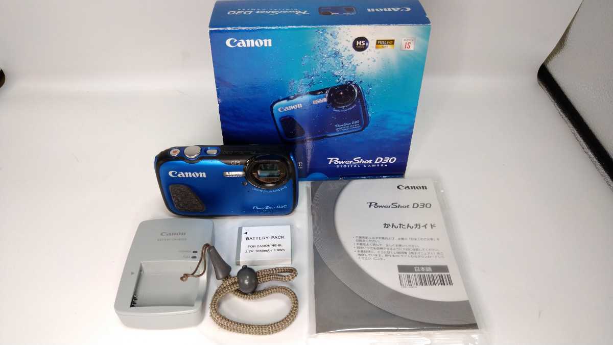 パワーショット PowerShot Canon キャノン D30 防水 デジタルカメラ