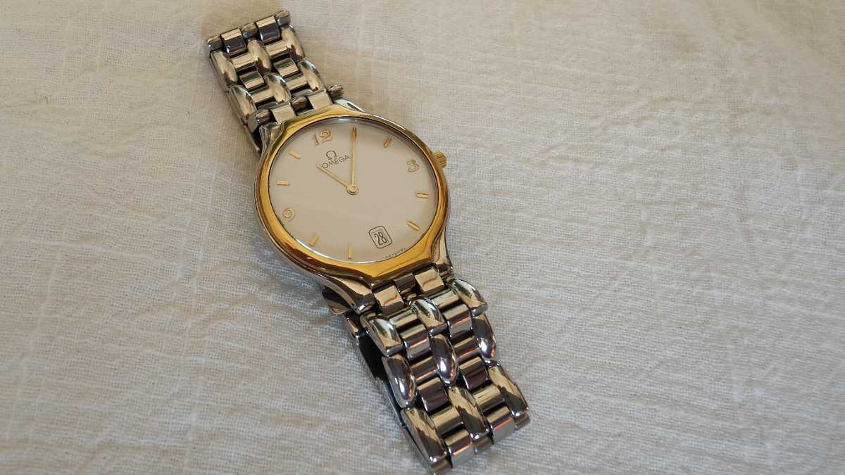 オールドオメガ 純正 ステンレス 尾錠 16mm 銀色 初期型