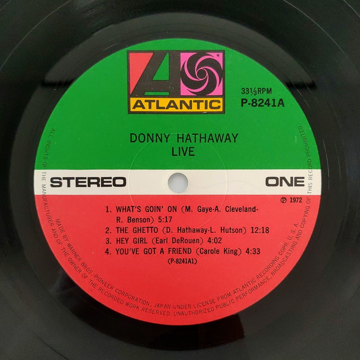 US盤 / 国内盤】1円 美盤 Donny Hathaway ダニー ハサウェイ