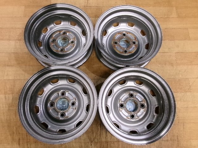 ホンダ 純正 スチールホイール 4本 4H-100 12インチ 3.5J 軽トラ 軽 