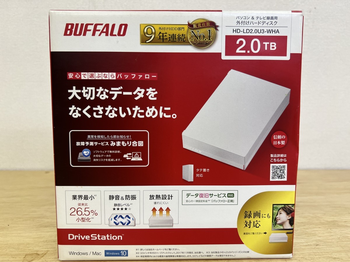 未使用】BUFFALO HD-LD4.0U3-BKA おもえ