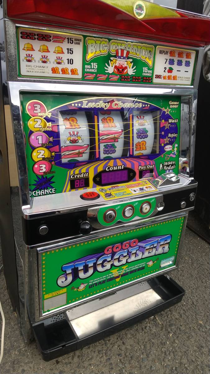 パチスロ 実機 北電子 初代 ゴーゴージャグラーV 4号機 スロット
