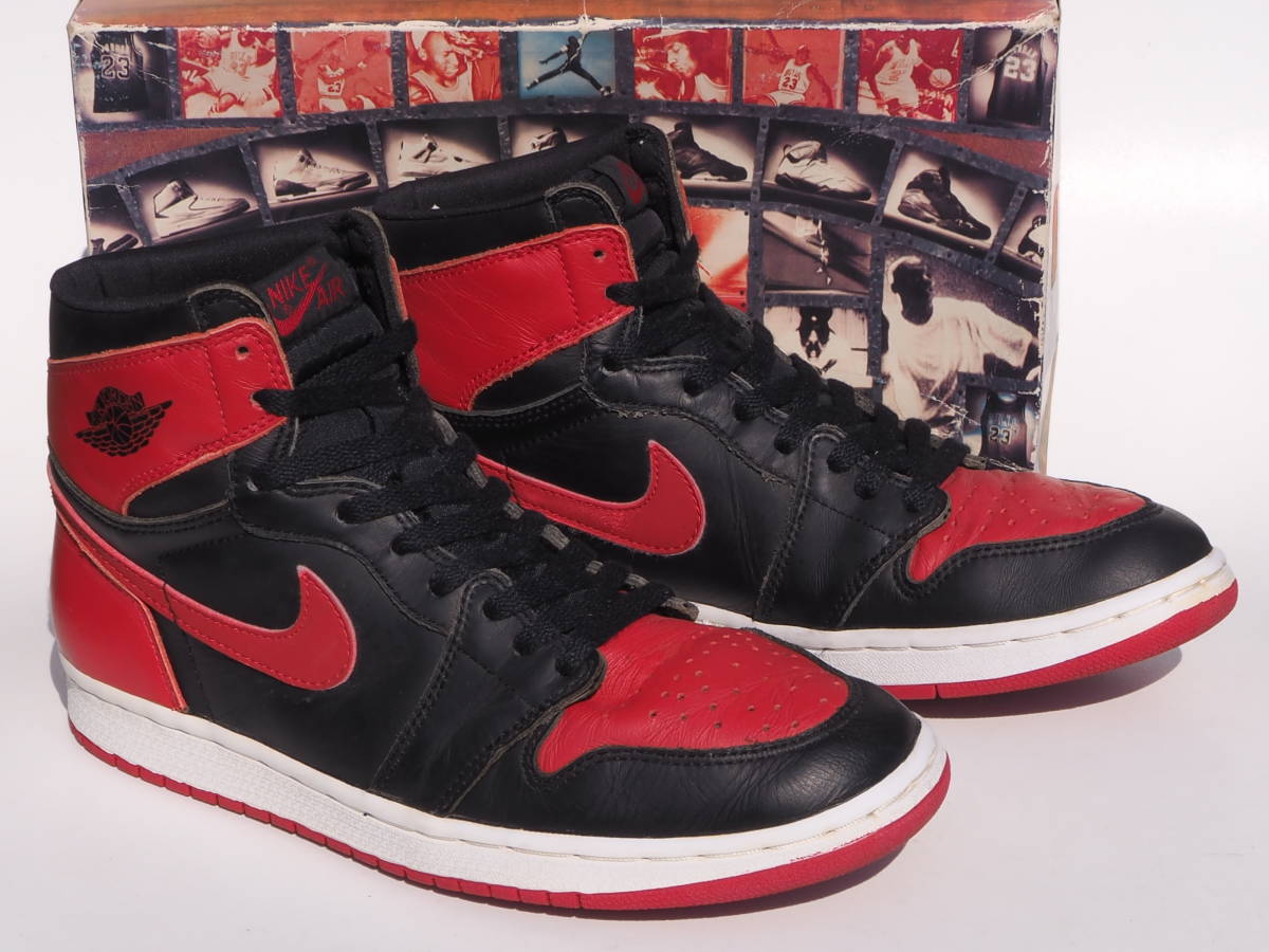 レア!! 94年製 復刻 nike air jordan 1 赤黒 US 11 / 29cm ジョーダン 