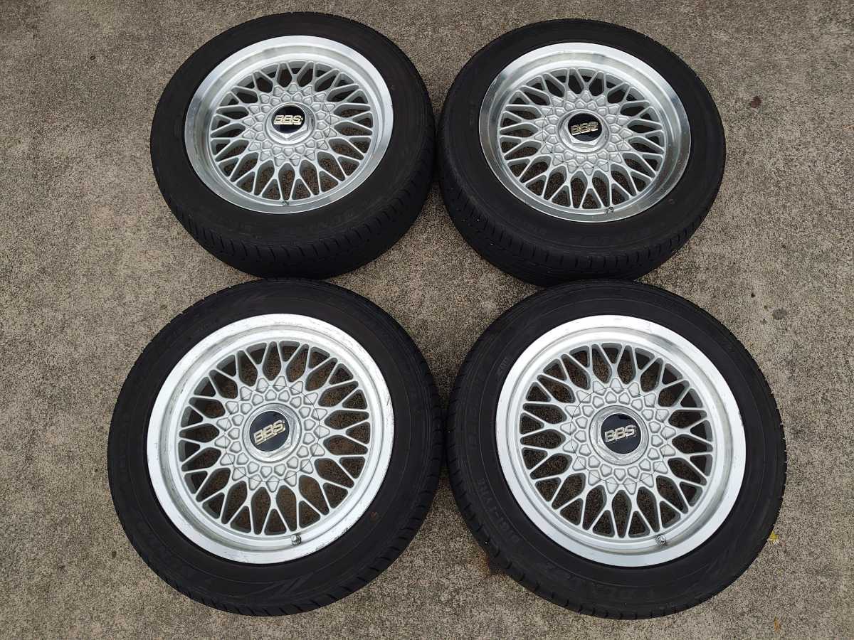 BBS RG041 希少 6.5J 100-4H +38 鍛造 軽量 メッシュ 195/55R16 タイヤ 