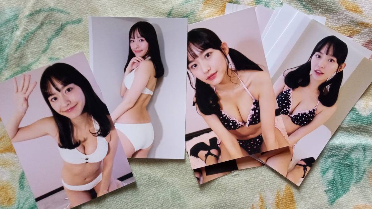 高崎かなみ写真集イベント特典生写真【大判生写真】＋おまけ水着生写真 
