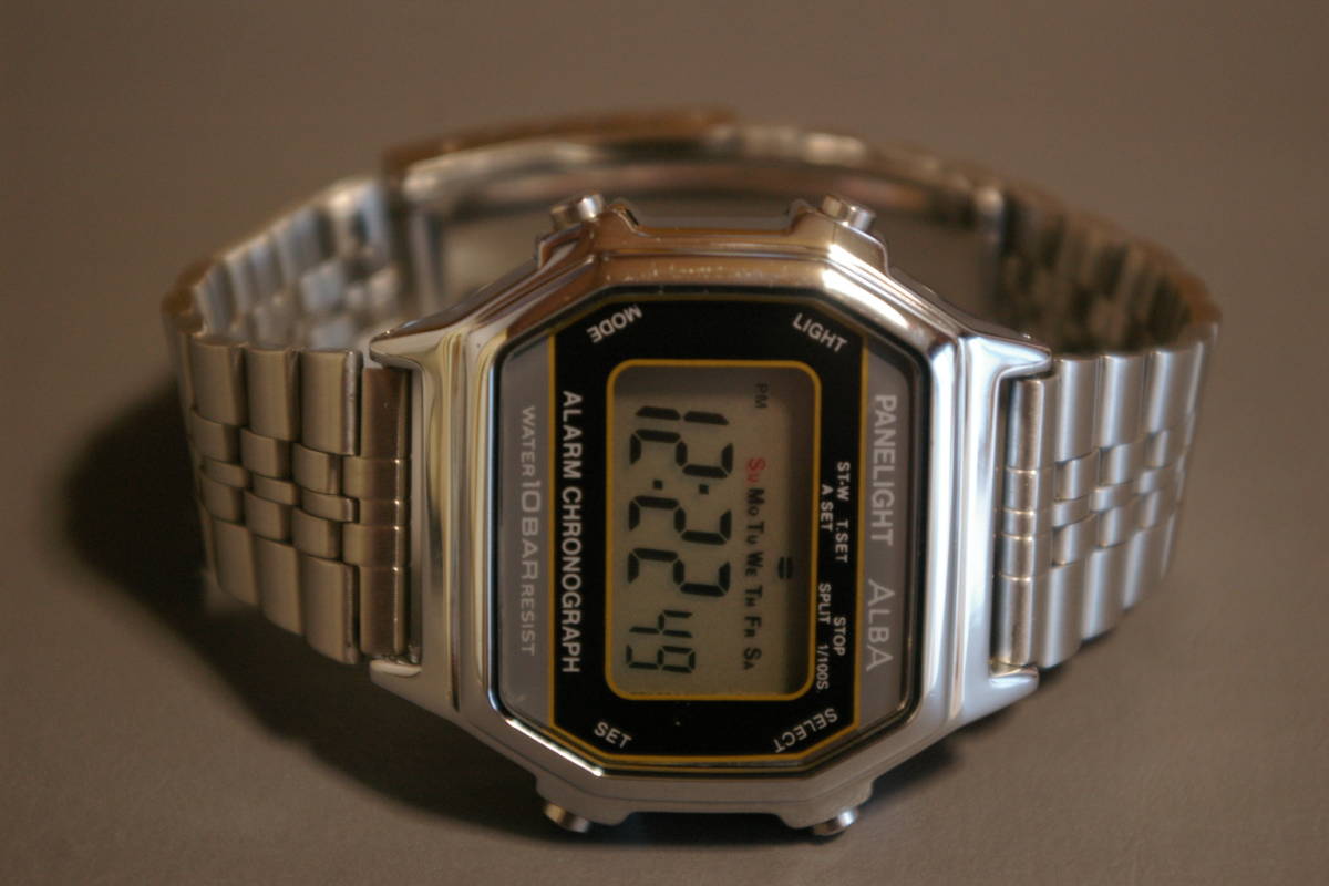 SEIKO パネライト アルバ PANELIGHT ALBA Y735-4A00 デジタル腕時計 
