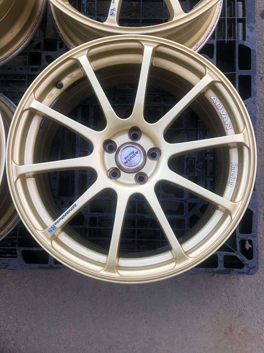 美品】 ADVAN Racing RS 18インチ 7.5J +48 PCD100 ブレンボ STI 86 