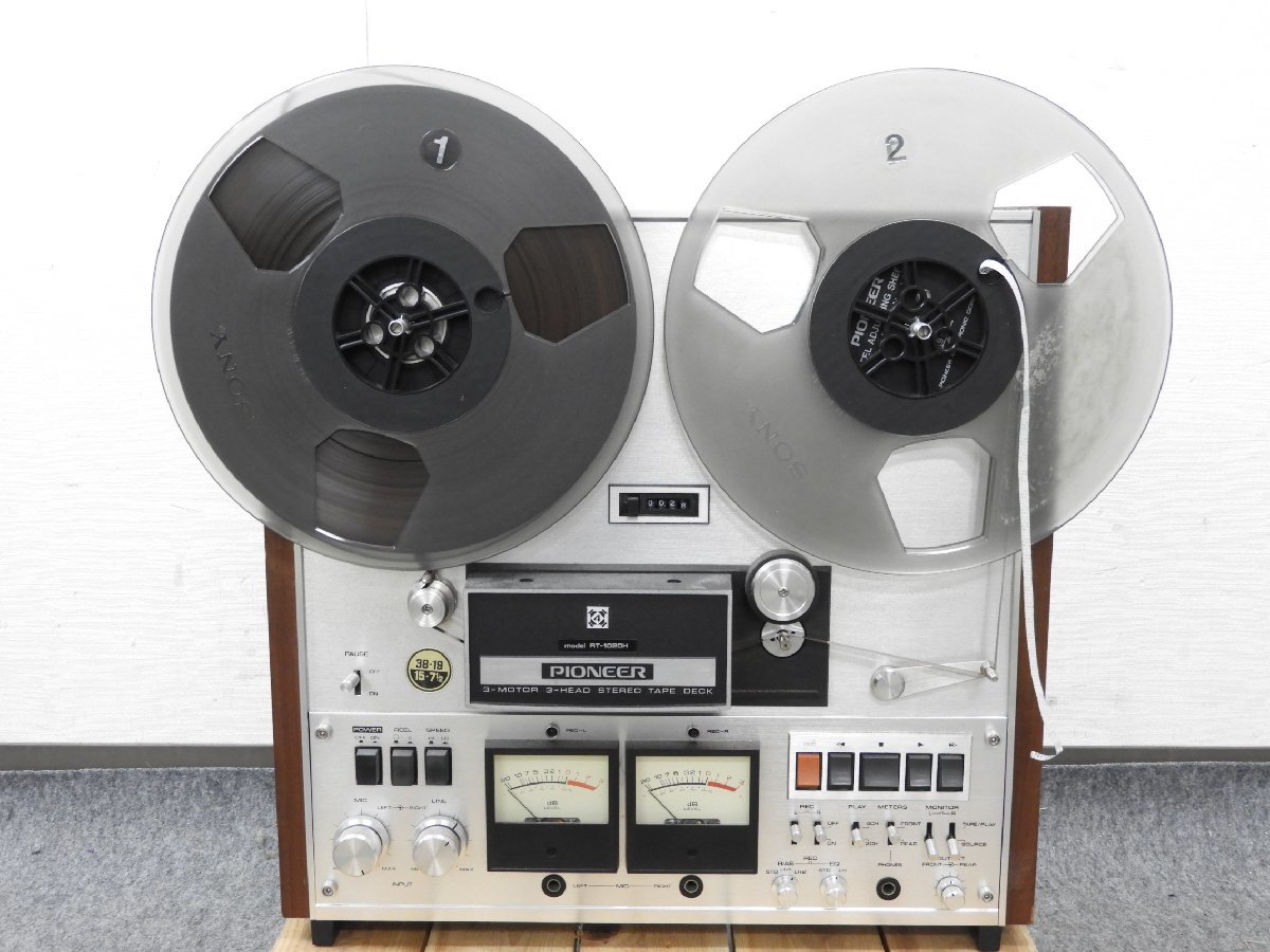  PIONEER パイオニア RT-1020H-A オープンリールデッキ ① 現状品(オープンリールデッキ)｜売買されたオークション情報、yahooの商品情報をアーカイブ公開 - オークファン オープンリールデッキ