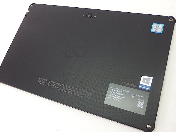 □α Fujitsu ARROWS Tab Q738/SB 第7世代タブレットPC Core i5 7300U