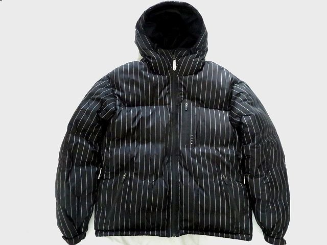 爆買い，100%新品 BURTON idiom バートン イディオム ダウンジャケット黒ピンストライプ M 藤原ヒロシ スノーボード スノボー(ジャンパー、ブルゾン)｜売買されたオークション情報、yahooの商品情報をアーカイブ 男性用