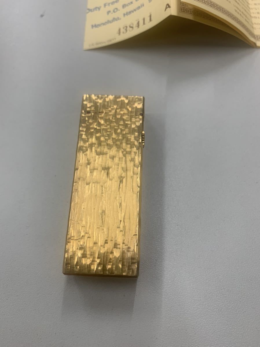 ダンヒル ゴールド ダンヒルガスライター 箱 説明書付き｜Yahoo!フリマ 