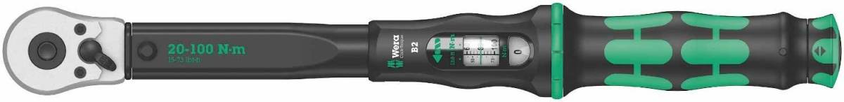 Wera 3/8インチトルクレンチ 20-100Nm 05075611001 Click-Torque B 2