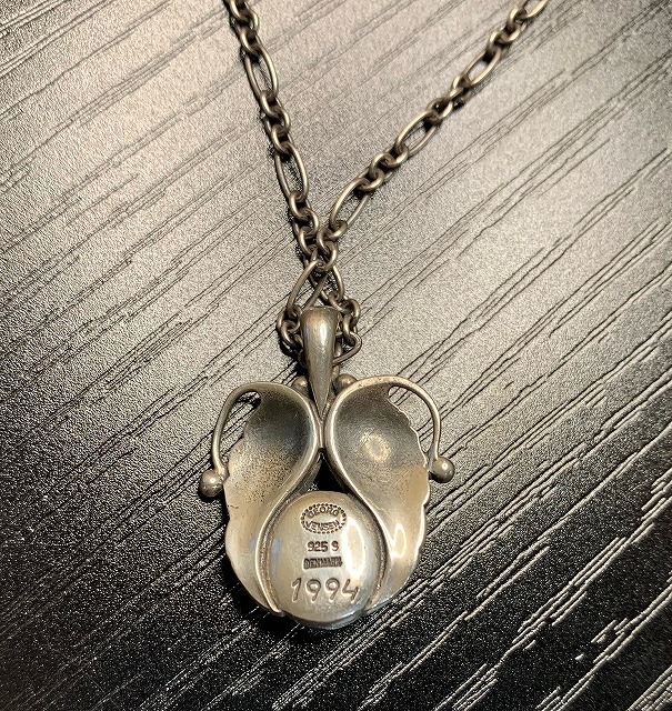 極美品】GEORG JENSEN ネックレス オフスプリング ハート 925S 【公式