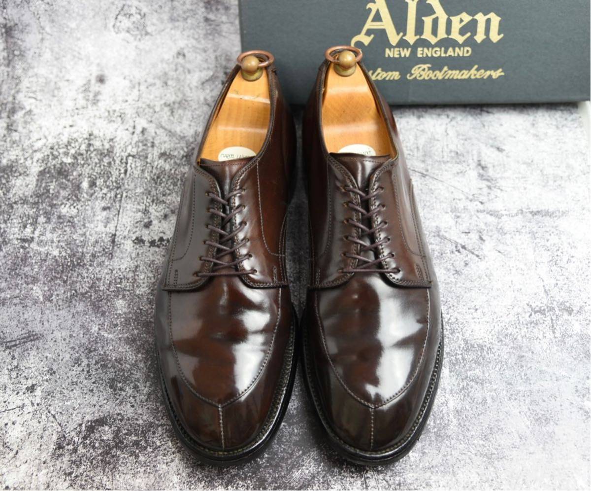 ALDEN オールデン 63088 バーガンディコードバン 9.5D リジェクト｜靴 