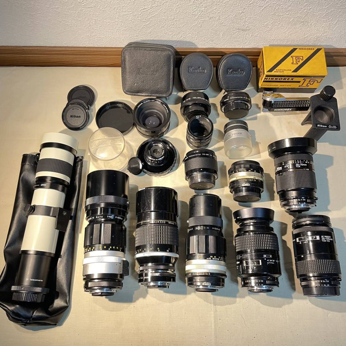  Nikon レンズセット 50 105 35-70 35-135 180 200 300 テレコン NIKKOR ニコン フィルムカメラ 一眼レフ(ニコン)｜売買されたオークション情報、yahooの商品情報をアーカイブ公開 - オークファン ニコン