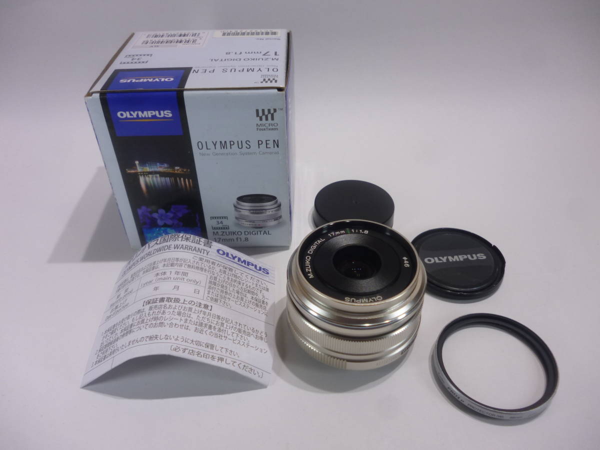 OLYMPUS オリンパス M.ZUIKO DIGITAL 17mm f1.8 OLYMPUS PEN☆中古