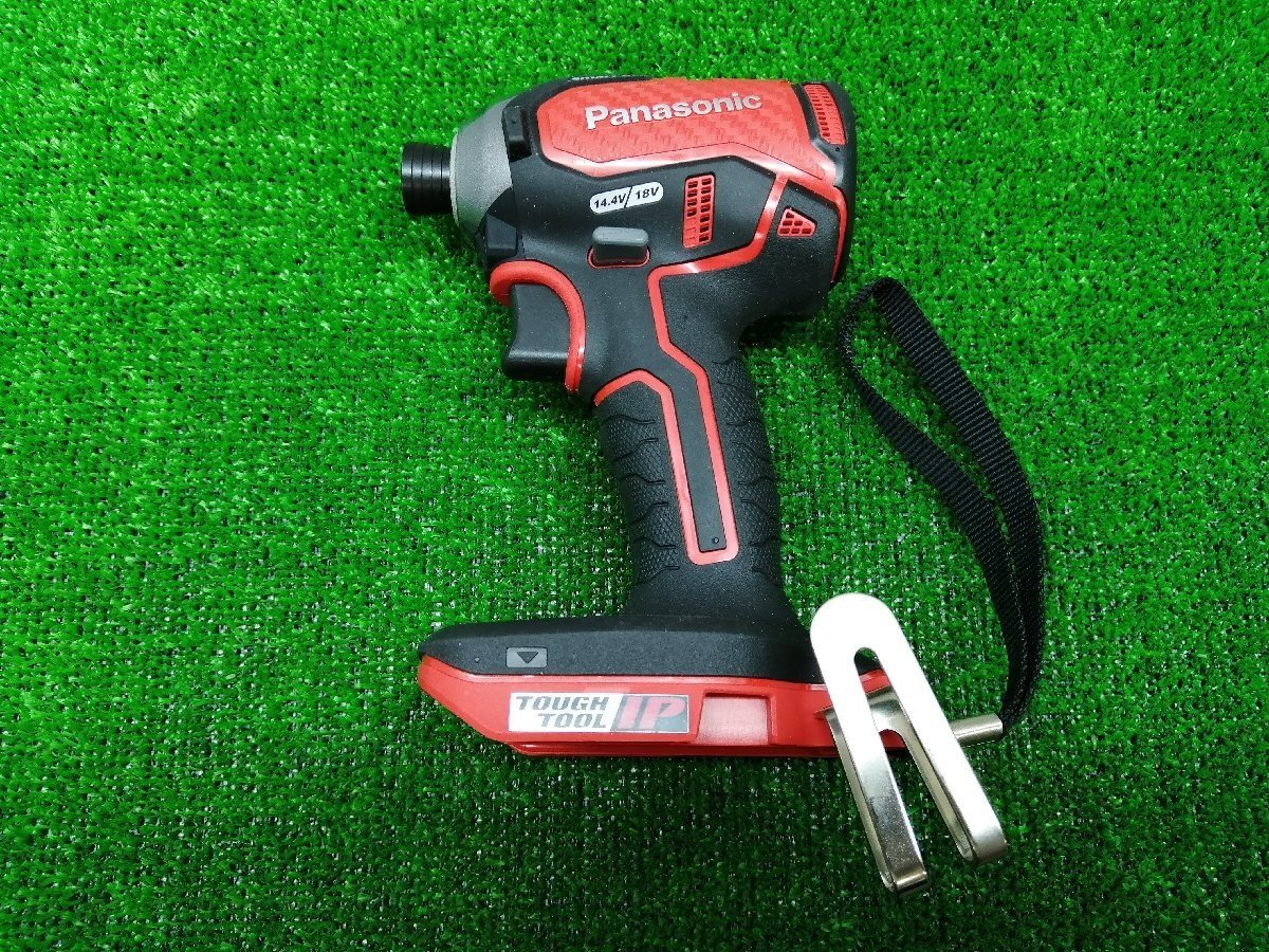 中古品 Panasonic パナソニック 14.4V/18V 充電 インパクトドライバー 赤 EZ76A1X-R