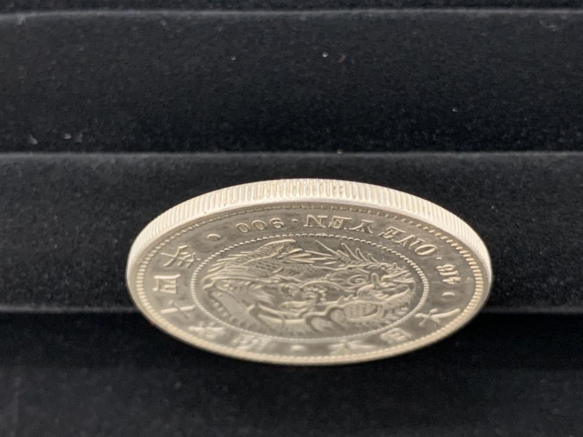 ◇S1114 新1円銀貨 大型 明治14年 直径:38.60mm 量目:26.89