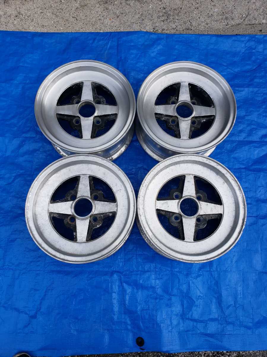 当時物希少PCD110 ワークエクイップ13インチ6jオフセット＋15 4本 