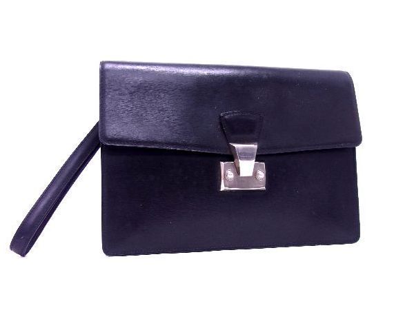 驚きの破格値，人気 1円 Cartier カルティエ レザー クラッチバッグ セカンドバッグ 手持ちかばん メンズ ブラック系 BB5026QN