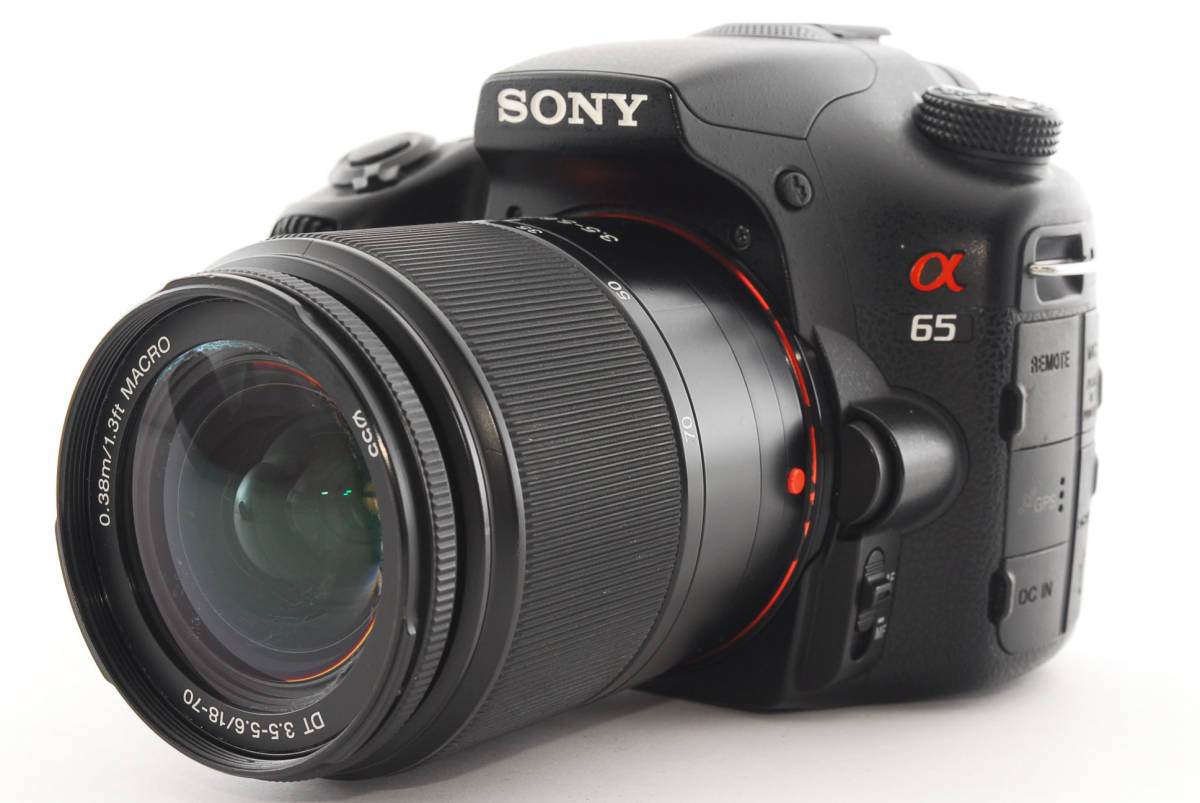 ソニー SONY α65 SLT-A65V + DT 18-70mm F3.5-5.6 #11007 【公式通販】