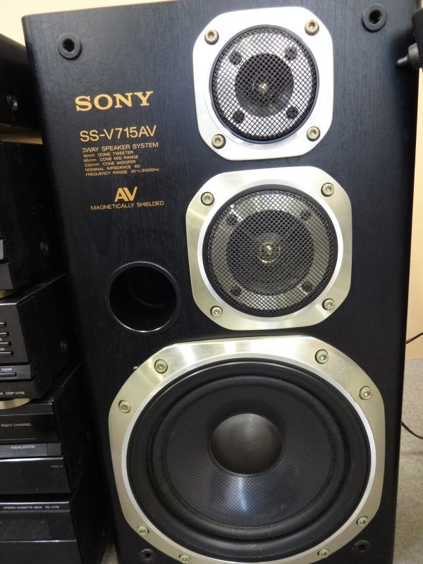 L009-N30-26 [2個口発送] SONY ソニー オーディオ システムコンポ TC-V715 ST-V715TV CDP-V715 TA-V715 SEQ-V715 SS-V715AV 現状品① SONY ILCE-9M2 ボディ ソニー : Bや4.0に対応していると良かった
