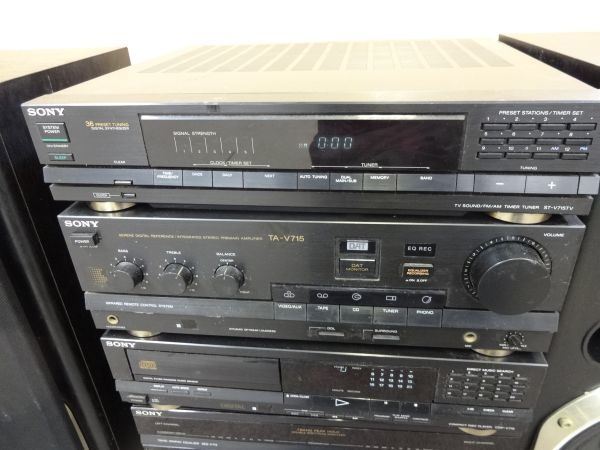 L009-N30-26 [2個口発送] SONY ソニー オーディオ システムコンポ TC-V715 ST-V715TV CDP-V715 TA-V715 SEQ-V715 SS-V715AV 現状品① SONY ILCE-9M2 ボディ ソニー : Bや4.0に対応していると良かった