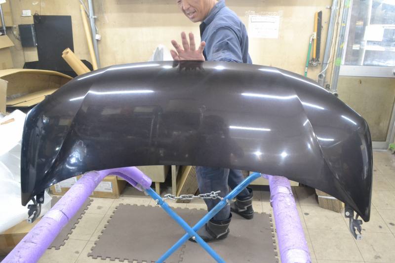 モコ 前期(MG33S) 純正 破損無 取付OK ボンネット フードパネル ヒンジ