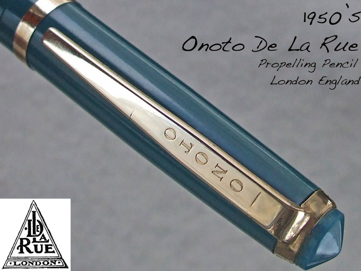 本物保証，品質保証 レア 1950年代製 オノト デラル ペンシル イギリス 1950s Onoto De La Rue Pencil England(シャープペンシル)｜売買されたオークション情報、yahooの商品情報をアーカイブ公開 - オークファン シャープペンシル
