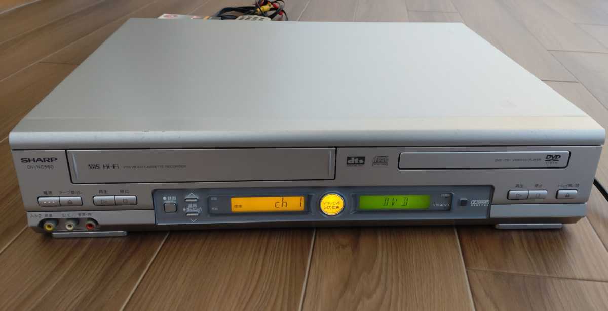 DV-NC550 SHARP | - ビデオ一体型DVDプレーヤー シャープ DVD