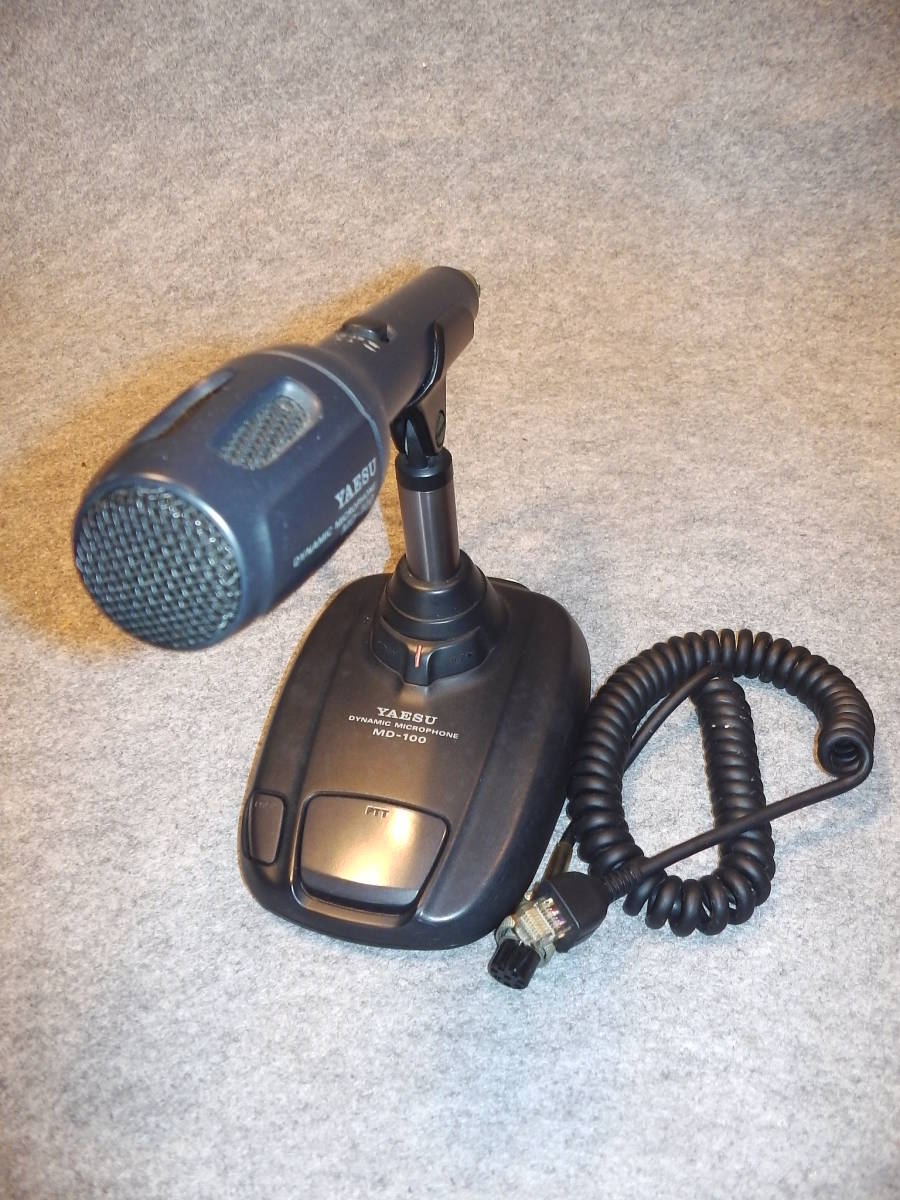 MD-100A8X Yaesu Microphone Dynamic - Desktop 「md-100」アマチュア