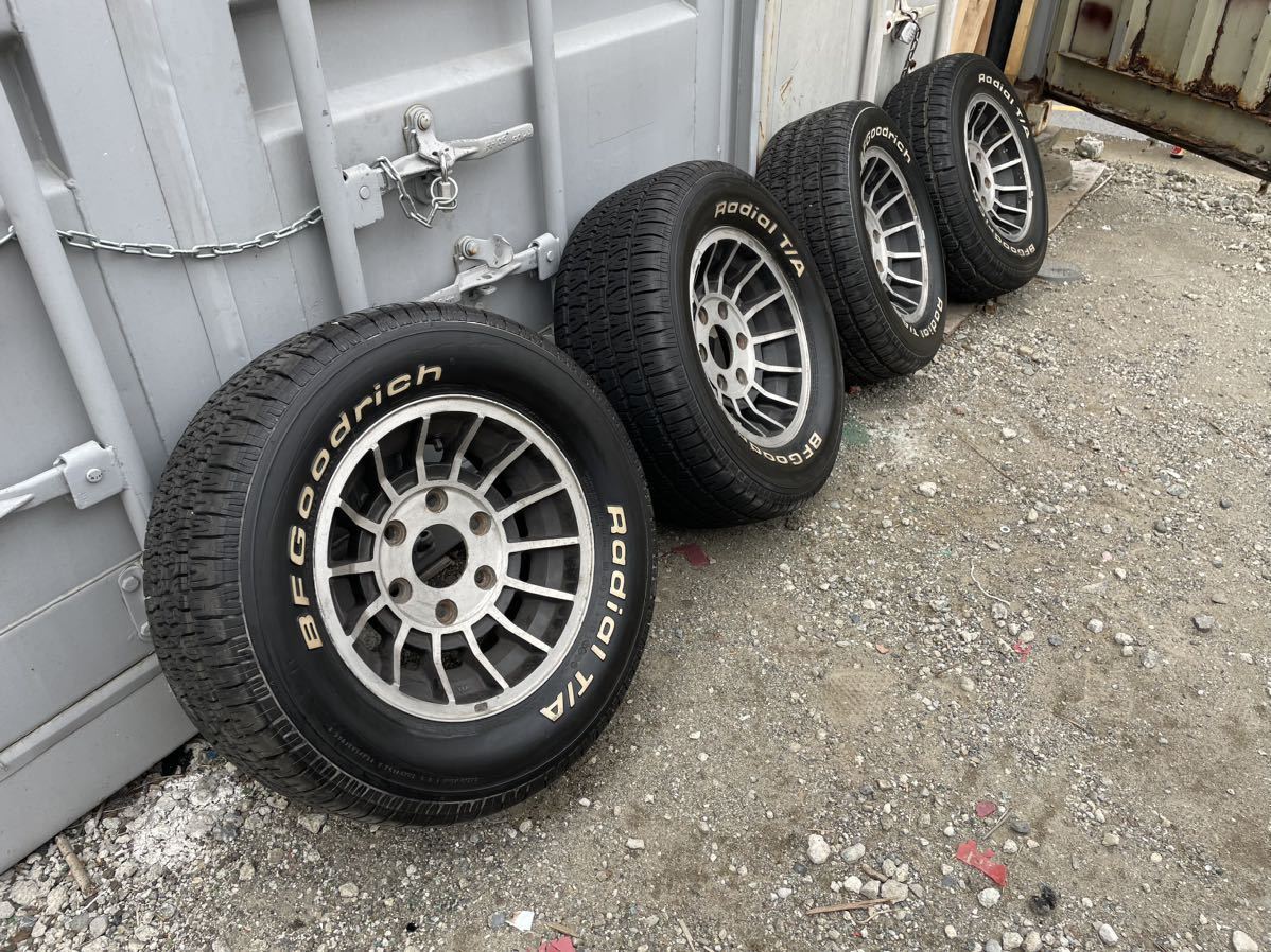 エンケイバハ14×6J offset4 6H pcd139.7 バニング ダットサン 620 720 