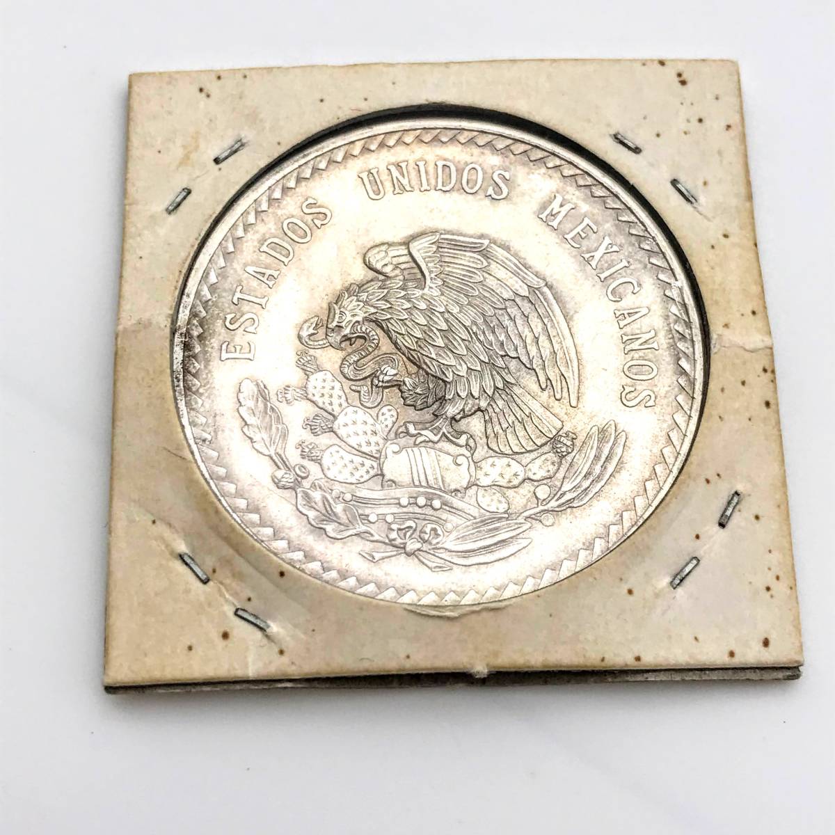 メキシコ 5ペソ 5ペソ銀貨 メキシコ銀貨 1948年 クアウテモック王 古銭
