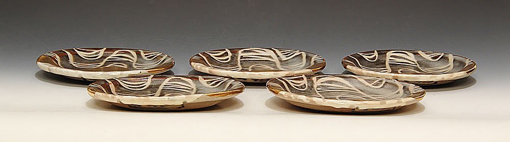 ☆星夢☆ 県重要無形文化財 安藤日出武 金彩波文