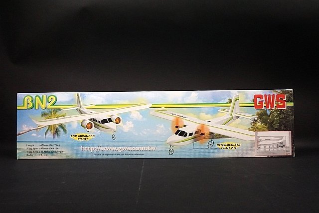 GWS 電動RC BN-2 Islander ARF Park Flyer アイランダー ラジコン 飛行機 ダクト 1075 GW/BN2J ...