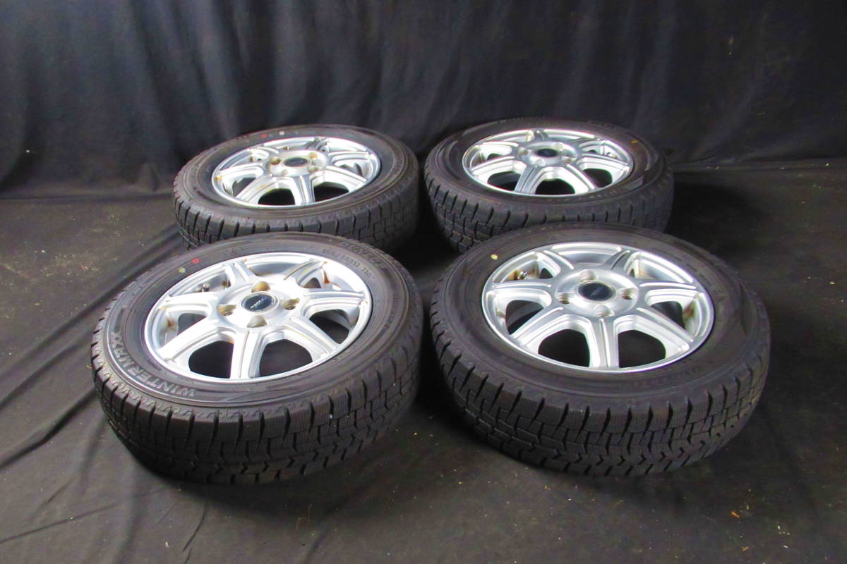 DUNLOP WINTER MAXX WM02 スタッドレス 155/65R13 ライフ モコ AZ 