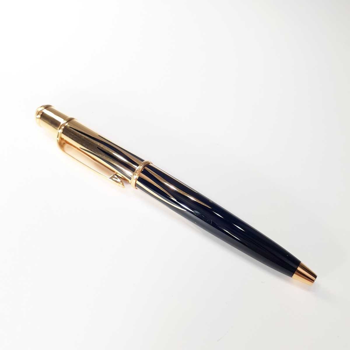 Cartier ボールペン ブラックコンポジット ゴールドプレイテッド