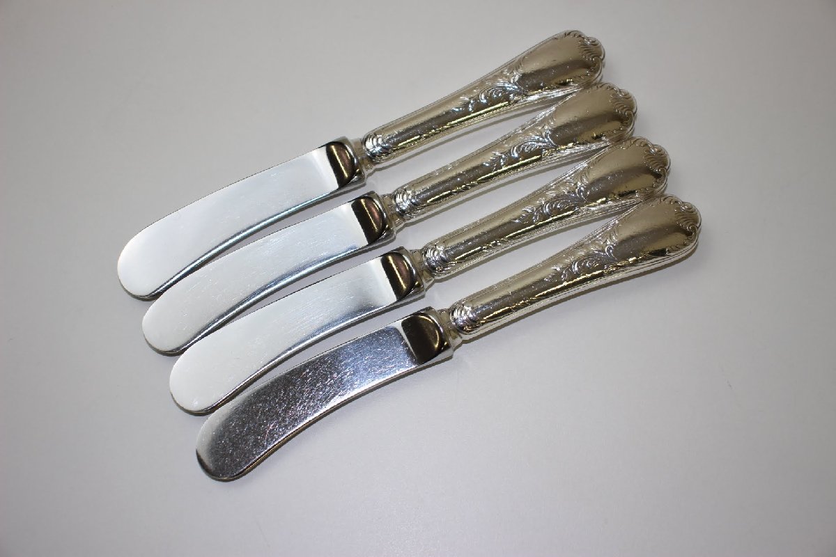 1円スタート】 H158 Christofle（クリストフル） バターナイフ 16.5cm 