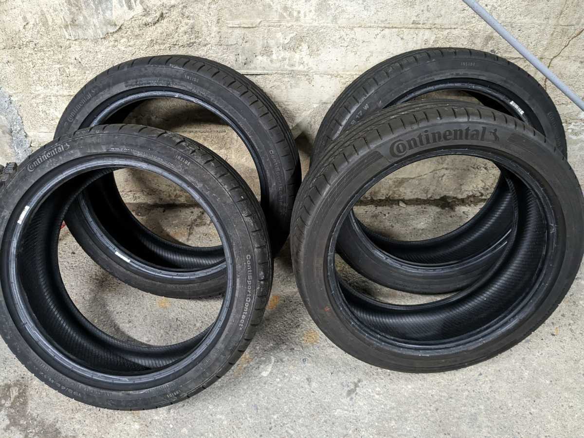 人気セール，セール コンチネンタル Conti Sport Contact 195/45R17 ９分山 タイヤ(中古品)｜売買されたオークション情報、yahooの商品情報をアーカイブ公開 - オークファン 17インチ