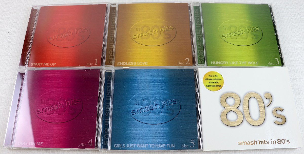 smash hits in 80's CD BOX 5枚組 音楽のある風景 全82曲 スマッシュ