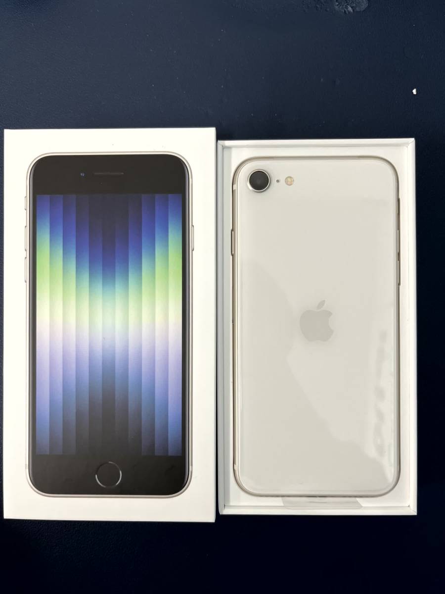 新品 未使用 iPhone SE3 第3世代 256GB SIMフリー（APPLE STORE購入品 