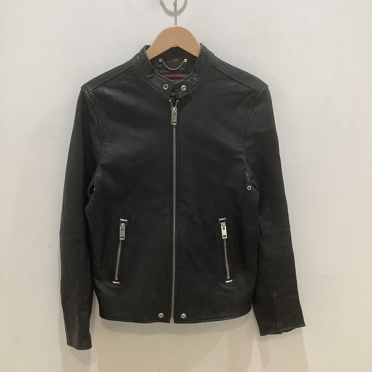 DIESEL ディーゼル TR008568 シングル ライダース レザー ジャケット 