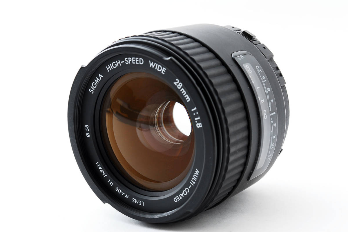 シグマ Sigma HIGH-SPEED WIDE 28mm F1.8 ニコンマウント ブラック 