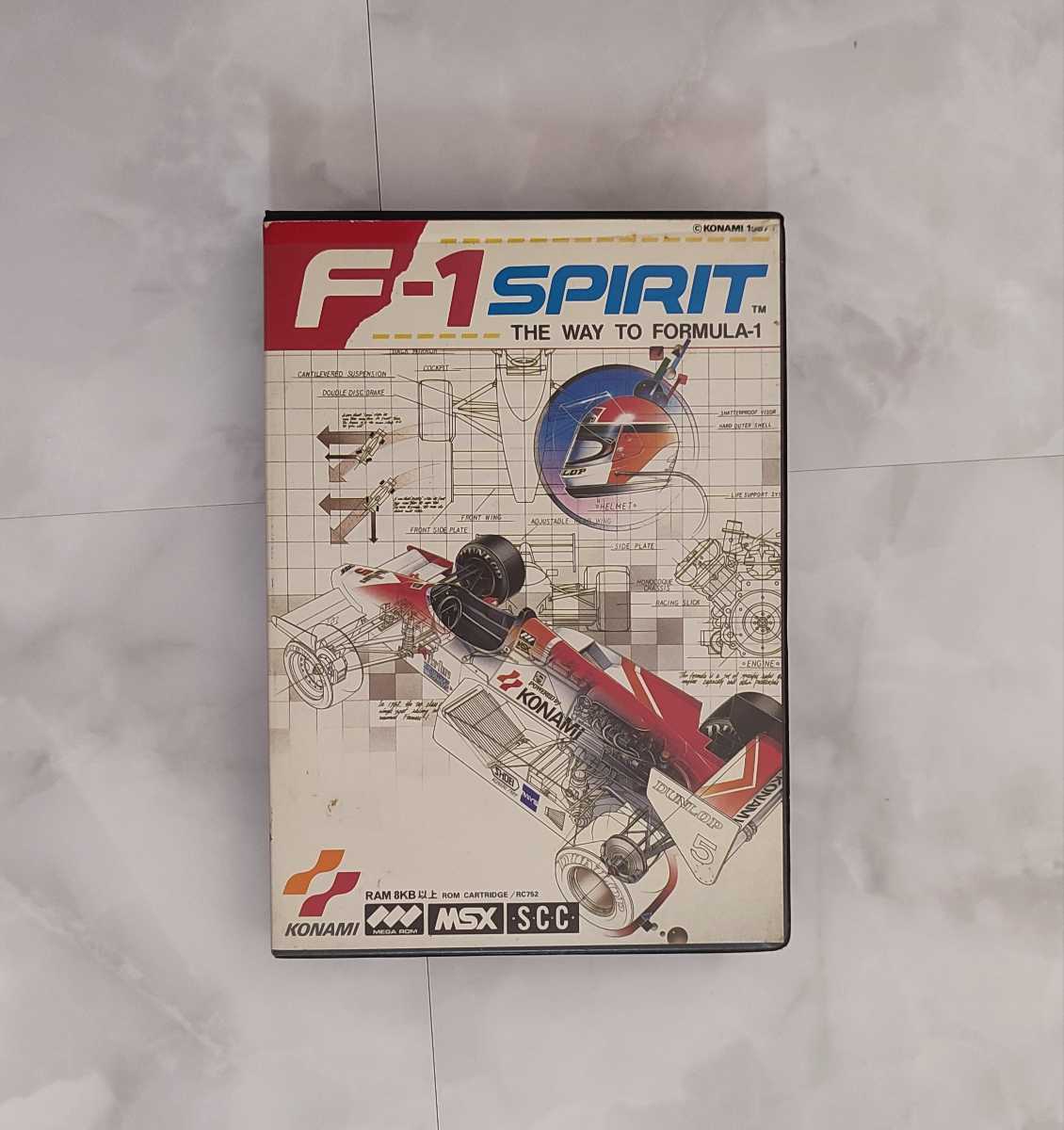 MSX F-1SPIRIT カセットのみ 中古 KONAMI MSX F-1SPIRIT カセットのみ