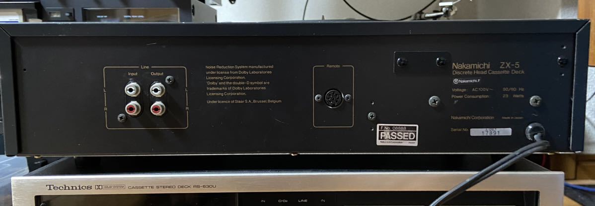 【ジャンク】PC5台 ナカミチ nakamichi ZX-5 ジャンク 部品取り用 【公式通販】